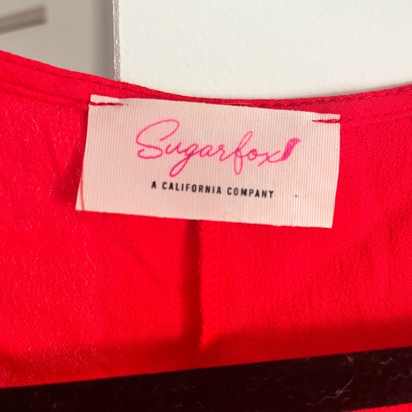 GORG red chiffon dress ! - Picture 2 of 3